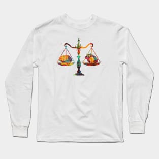 Scales heart and brain Long Sleeve T-Shirt